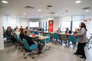 «الوطنية للتدريب» تبدأ أول أيام برنامج تدريب أعضاء مجلس الشيوخ