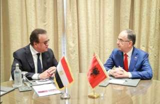 وزير الصحة يبحث مع رئيس ألبانيا آفاق التعاون الصحي بين البلدين