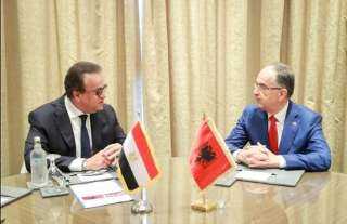 وزير الصحة يبحث مع رئيس ألبانيا آفاق التعاون الصحي بين البلدين