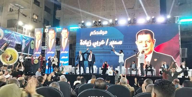 مؤتمر جماهيري حاشد لحماة الوطن بالجيزة