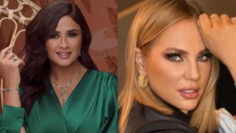 شيرين رضا وياسمين عبدالعزيز 