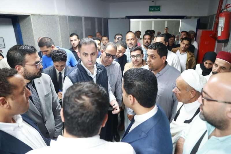 نائب وزير الصحة يتفقد مستشفى الضبعة المركزي