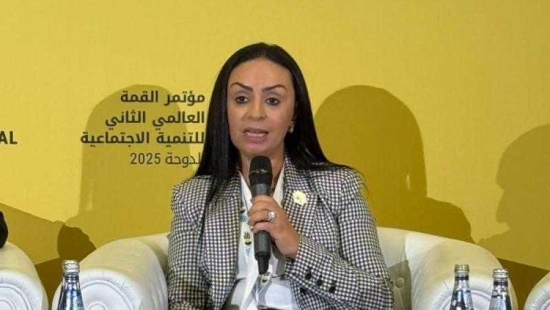 وزيرة التضامن تشارك في فعالية بعنوان فلسطين والحماية الاجتماعية