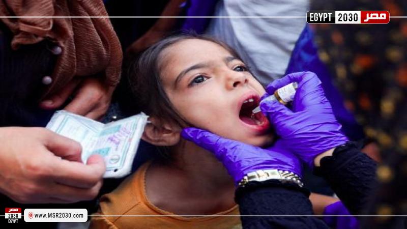 تطعيم 44 ألف طفل في قطاع غزة