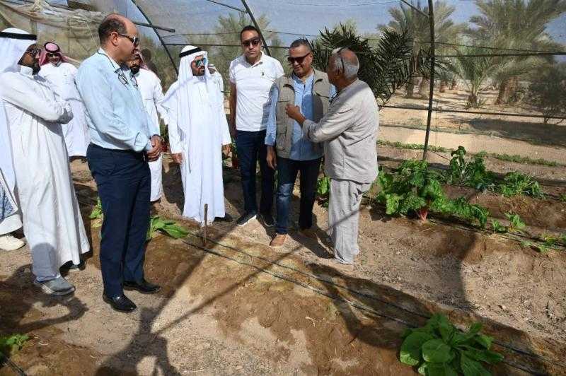 محافظ جنوب سيناء يتفقد مشروعات التنمية الزراعية البيئية في نويبع