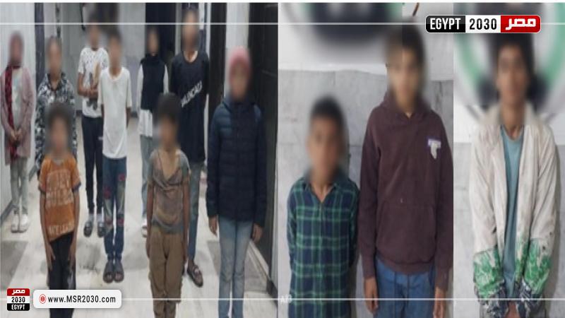 الداخلية تضبط عصابة تستغل الأطفال في أعمال التسول