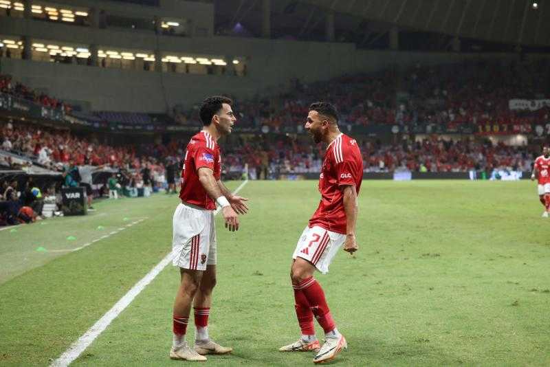 الأهلي وسيراميكا كليوباترا يتعادلان 1-1 في الشوط الأول بالسوبر المصري