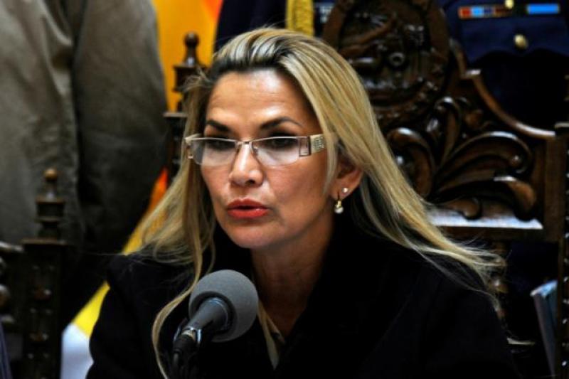  رئيسة بوليفيا المؤقتة السابقة، جانين آنيز