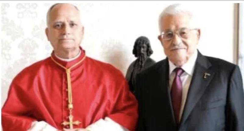 الرئيس الفلسطيني وبابا الفاتيكان 