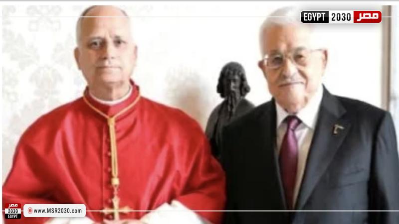 الرئيس الفلسطيني وبابا الفاتيكان 