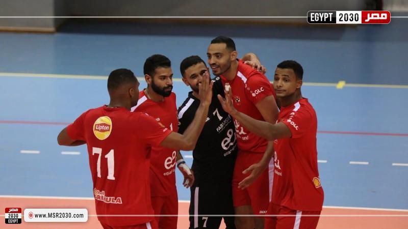 رجال طائرة الأهلي