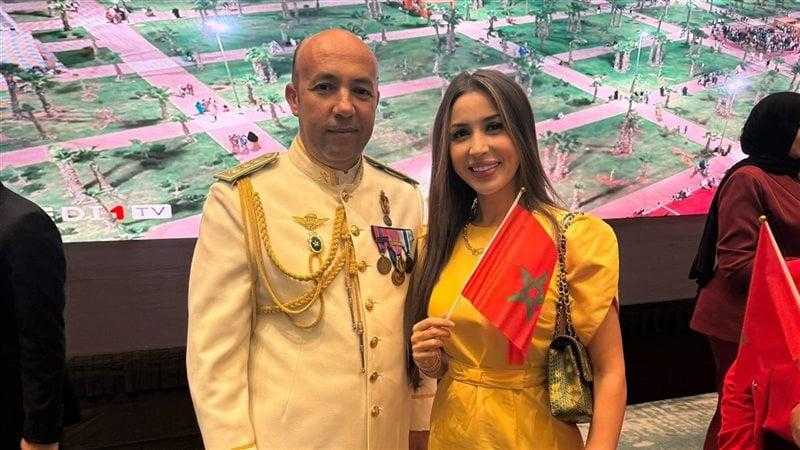 جنات وسميرة سعيد يحتفلان بالذكرى الخمسين للمسيرة الخضراء في حفل سفارة المغرب بالقاهرة