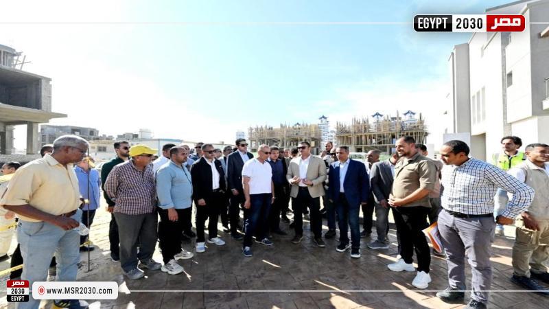 جانب من جولة وزير الإسكان