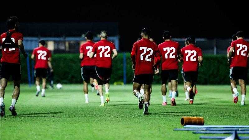 الأهلي يختتم استعداداته لنهائي السوبر المصري أمام الزمالك
