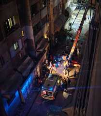 مصرع شاب فى بورسعيد سقط من ونش عفش بحي مبارك