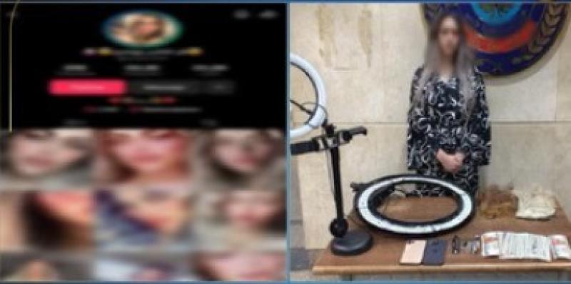 ضبط تيك توكر شهيرة بالهرم لنشر مقاطع فيديو خادشة للحياء