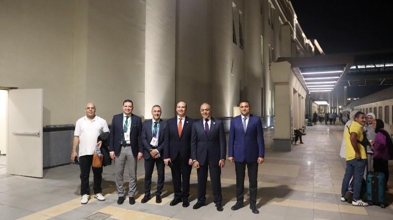 سكك حديد مصر تشارك في نقل القضاة المشرفين على انتخابات مجلس النواب بعدة محافظات