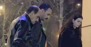 هنادي مهنا وأحمد خالد صالح ينفيان شائعة انفصالهما... هنادي مهنا وأحمد خالد صالح ينفيان شائعة انفصالهما بحضور عزاء والد محمد رمضان