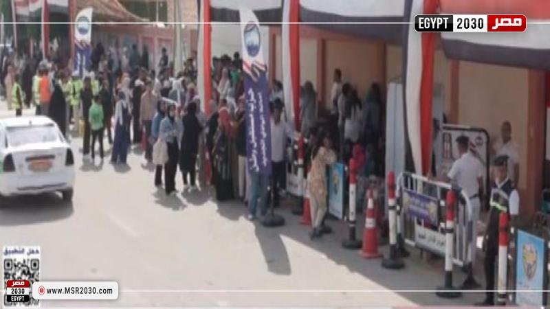 مشاركة المواطنين في انتخابات مجلس النواب