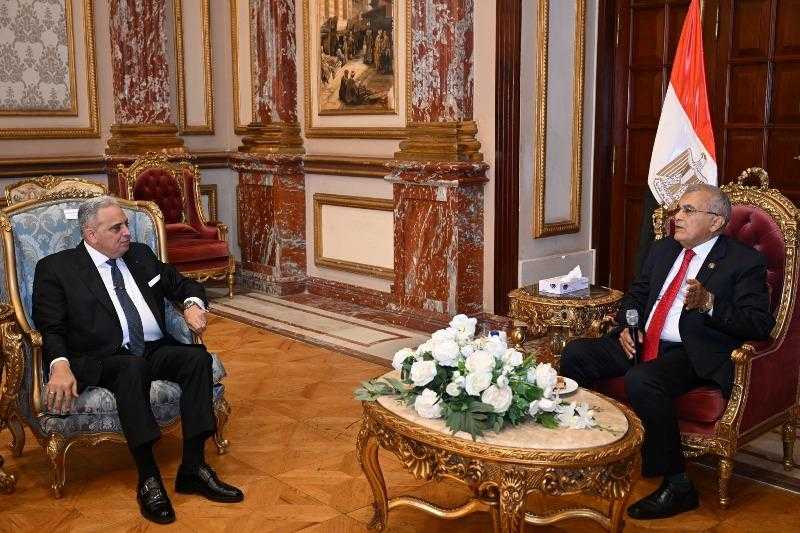 رئيس مجلس الشيوخ يستقبل رئيس نادي القضاة