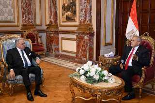 رئيس مجلس الشيوخ يستقبل رئيس نادي القضاة