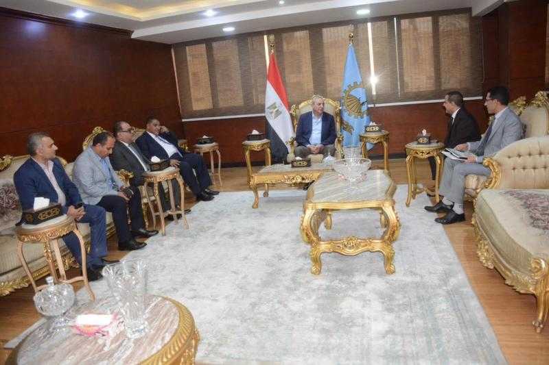 محافظ الغربية يلتقي المدير التنفيذي للشركة المصرية للتنمية الزراعية لدعم المزارعين