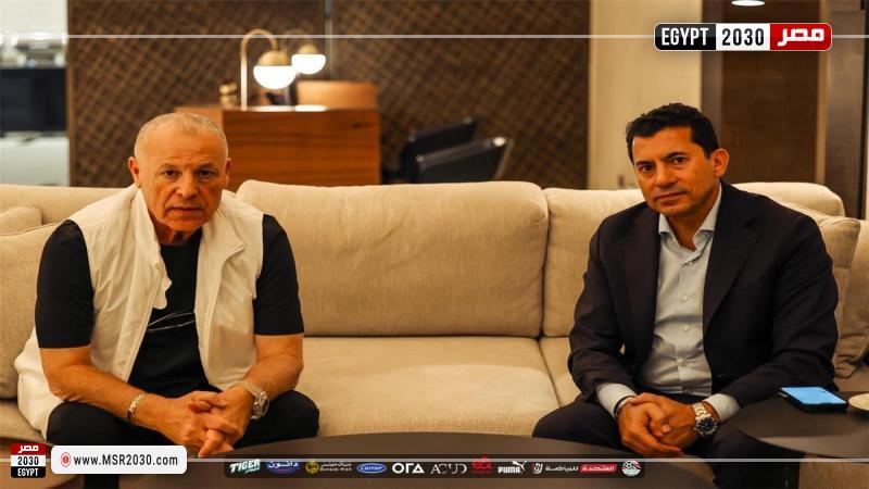 أشرف صبحي و هاني أبو ريدة