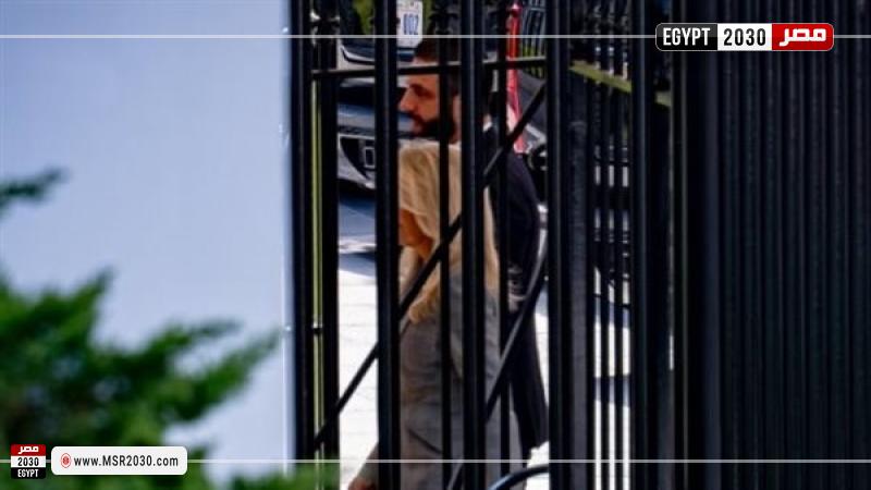 الشرع أثناء زيارة البيت الابيض