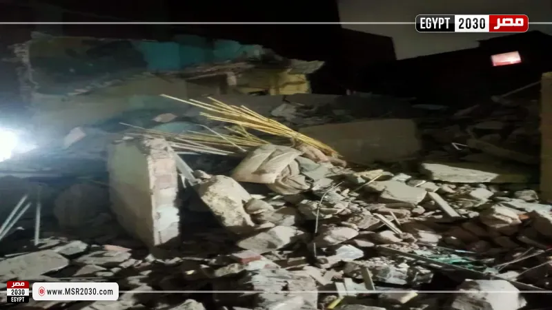 انهيار منزل 