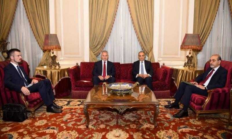 وزير الخارجية يستقبل سكرتير مجلس الأمن لروسيا