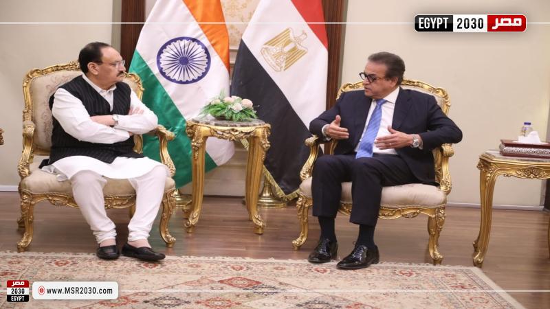 وزير الصحة ونظيره الهندي