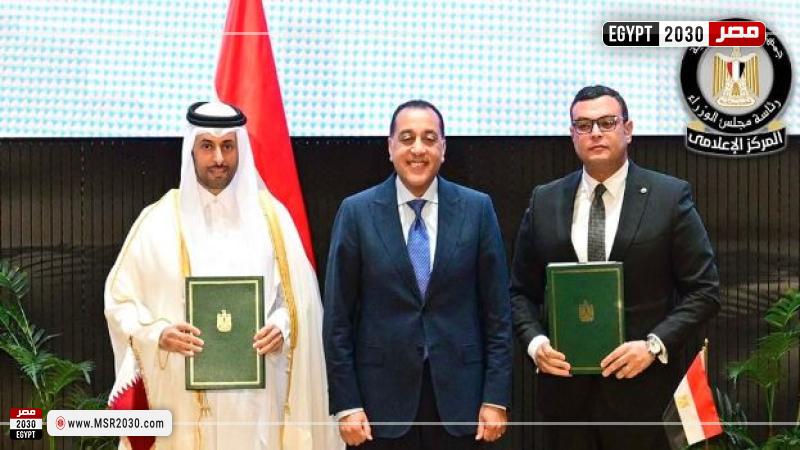 مدبولي يشهد توقيع اتفاقية بين مصر وقطر