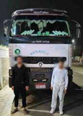 ضبط قائد سيارة نقل ومرافقه بعد تعديهما سائق بالمعصرة