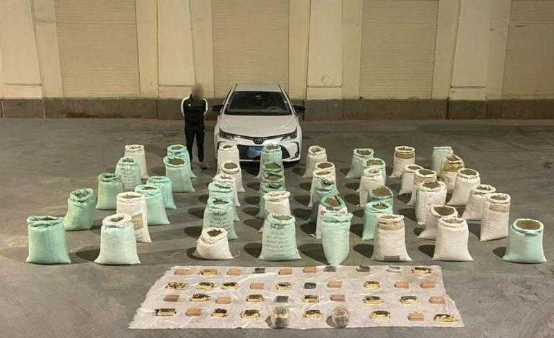 سقوط عنصر إجرامي بحوزته 1,5 طن مخدرات بـ 95 مليون جنيه في الإسماعيلية