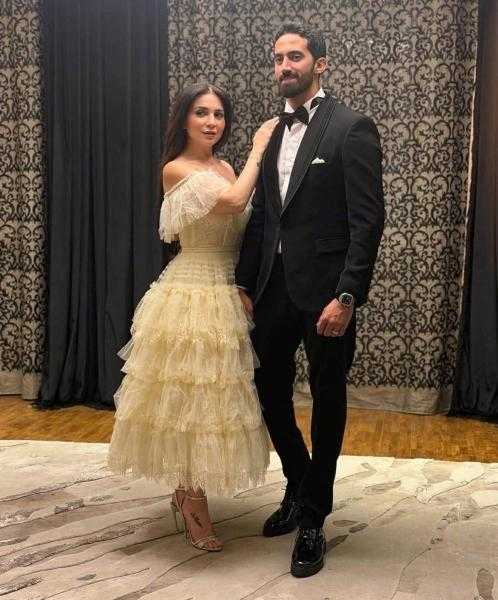 سعر فستان الفنانة مي عز الدين في حفل عقد قرانها