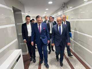 وزير الخارجية يزور مقر اتحاد الغرف والبورصات التركية (TOBB) في أنقرة