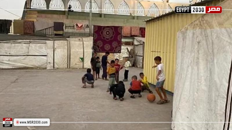 أطفال غزة داخل إحدى المدارس