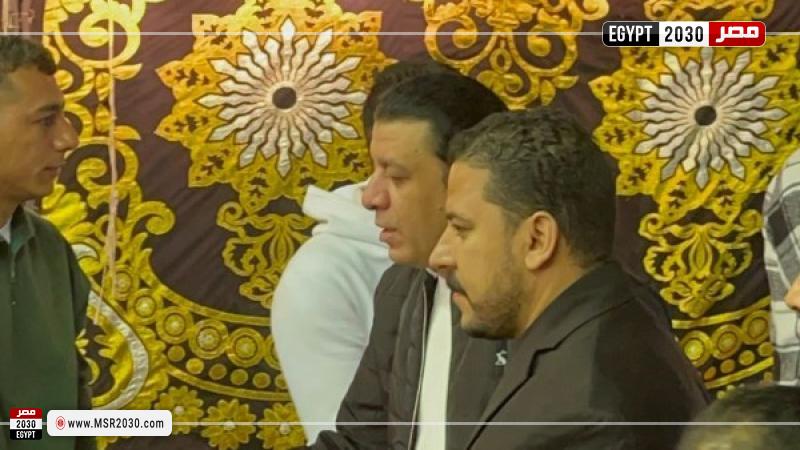 مصطفى كامل من عزاء إسماعيل الليثي 