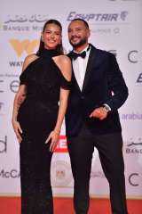 أحمد خالد صالح وهنادي مهنا يظهران معًا في افتتاح مهرجان القاهرة بعد شائعات الانفصال