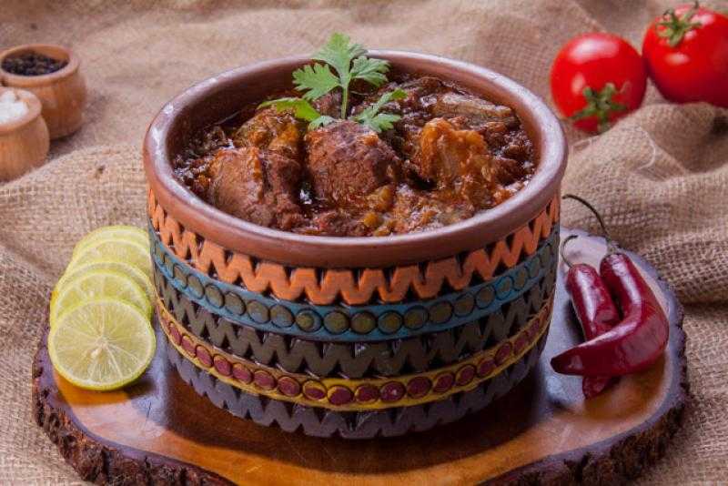 طريقة عمل طاجن البامية باللحمة