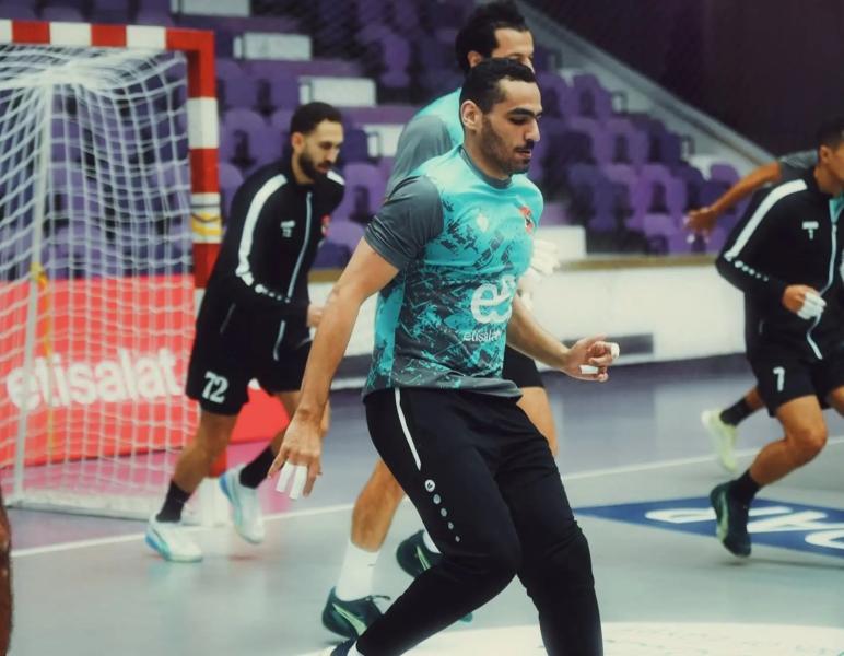 ‏‎مران بدني في الجيم لـ«رجال يد الأهلي» استعدادًا لموقعة سموحة