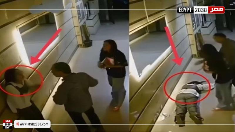  فيديو التعدي على فتاة بمدخل عقار بجسر السويس