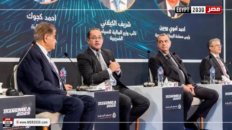 وزير المالية خلال المؤتمر