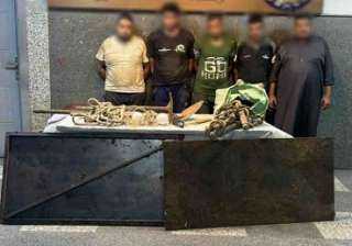 ضبط 5 أشخاص بتهمة التنقيب غير المشروع عن الآثار بالمطرية