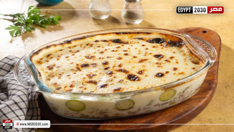 الكوسة بالبشاميل 