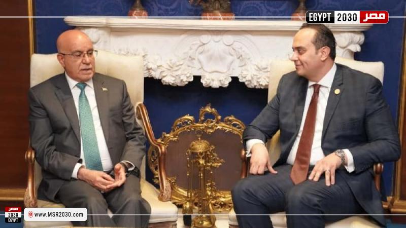 رئيس هيئة الرعاية الصحية يلتقي وزير صحة العراق