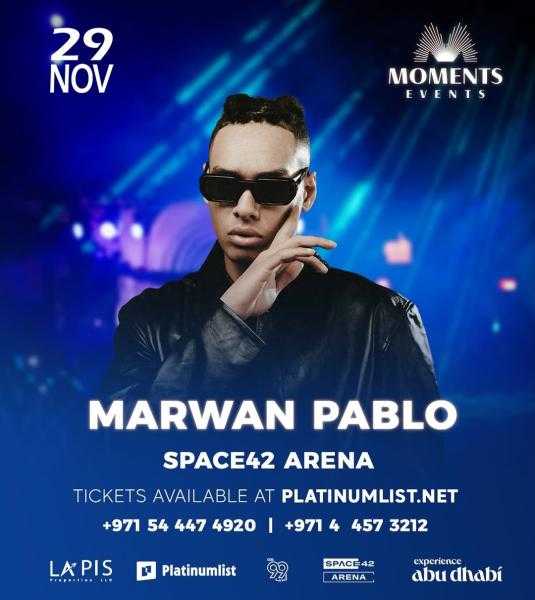 مروان بابلو يحيى حفلا غنائيا في هذا الموعد