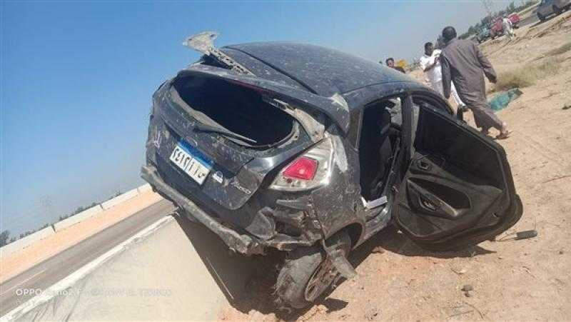حادث مروري بكفر الشيخ يسفر عن وفاة سيدة وإصابة شخصين