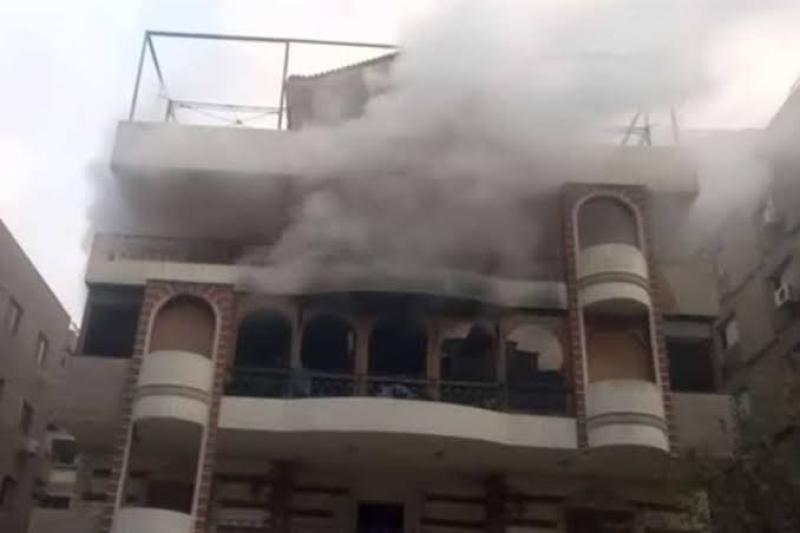 السيطرة على حريق داخل فيلا بطريق المنصورية