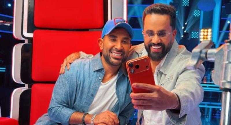 أحمد سعد يشيد بأداء مهند الباشا في ”The Voice”